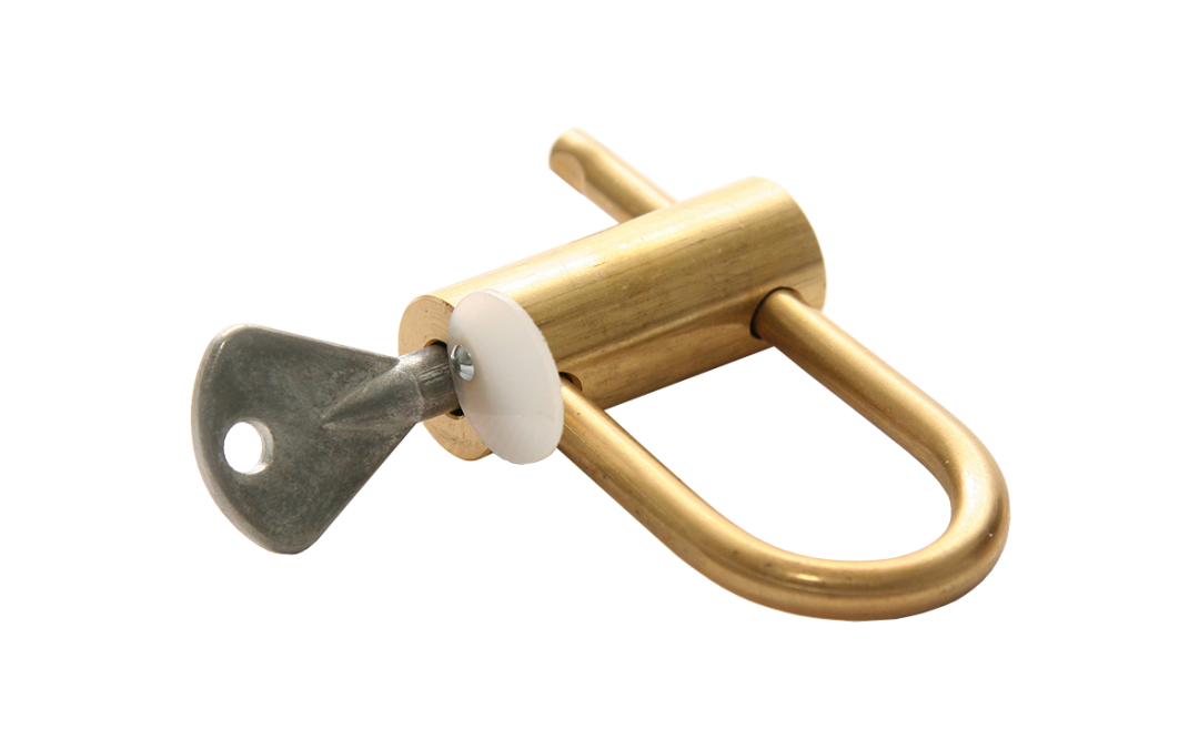 Tank lock with key